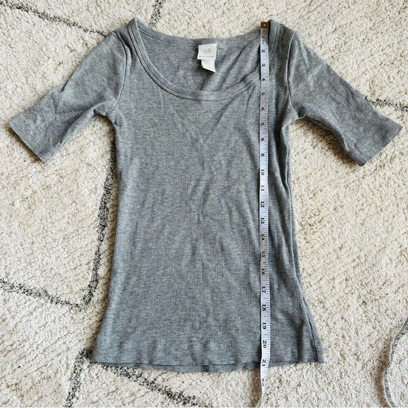 H&M Ribbed T-shirt - Picture 6 of 10